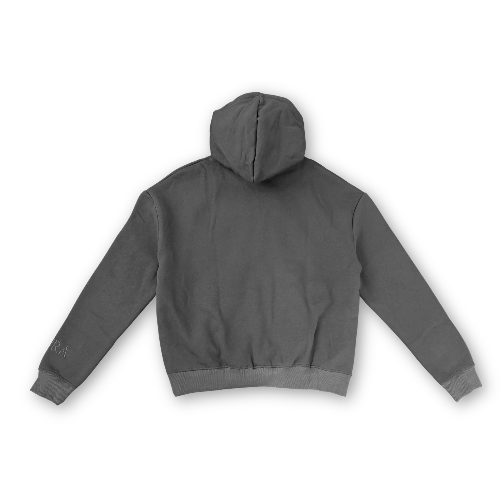 Charcoal Cotton Fleece Hoodie