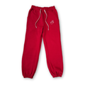 Dark Cherry Cotton Fleece Pants