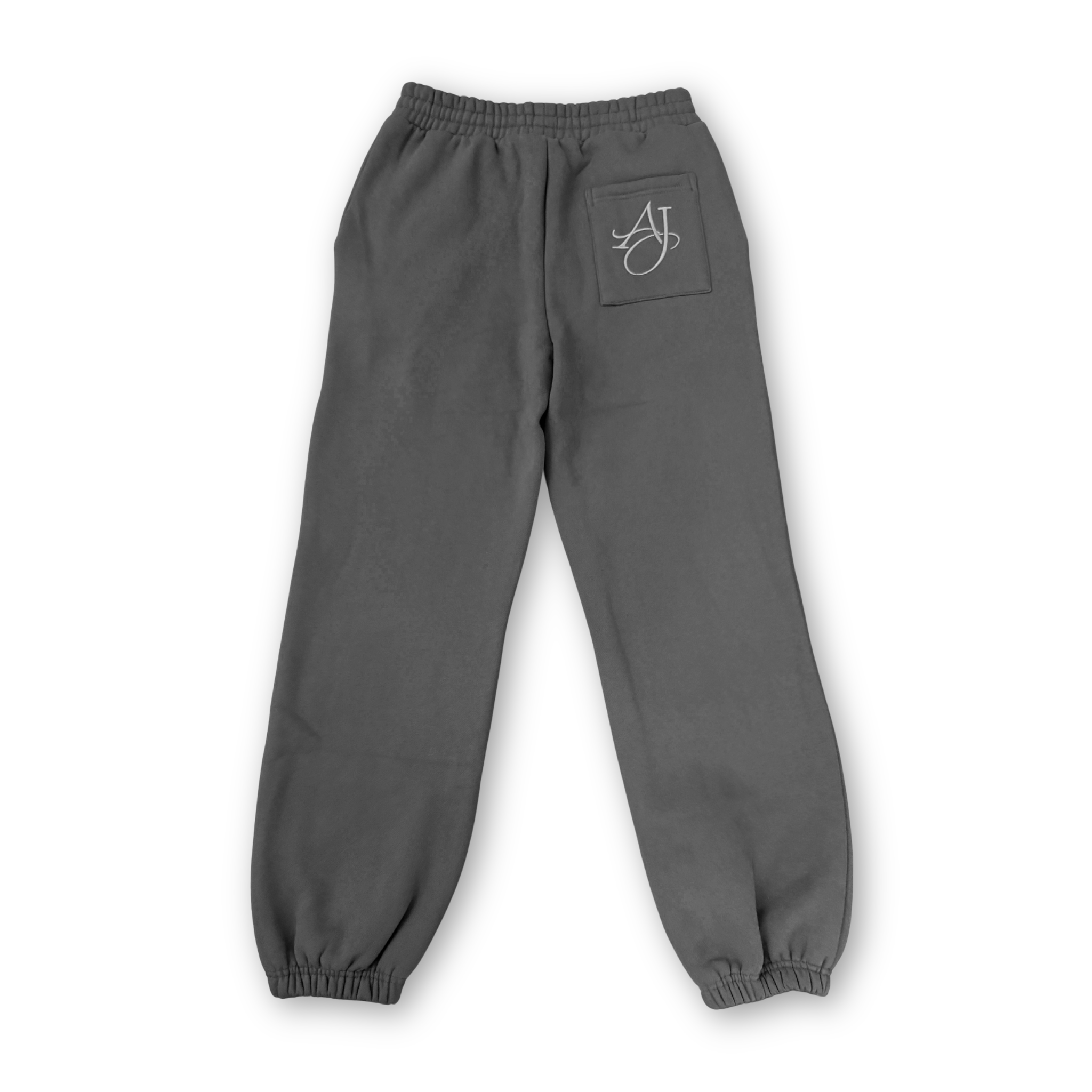 Charcoal Cotton Fleece Pants