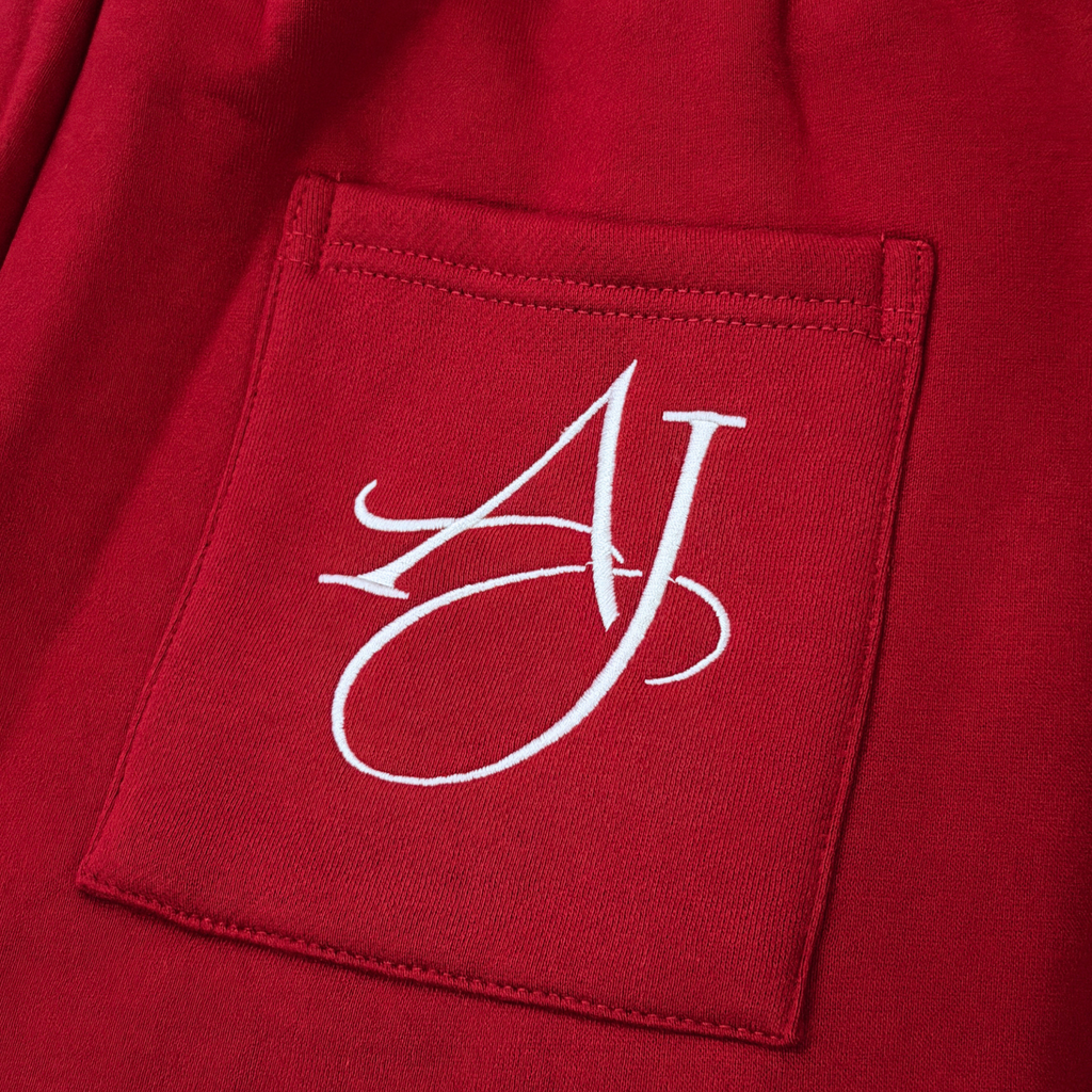 Dark Cherry Cotton Fleece Set