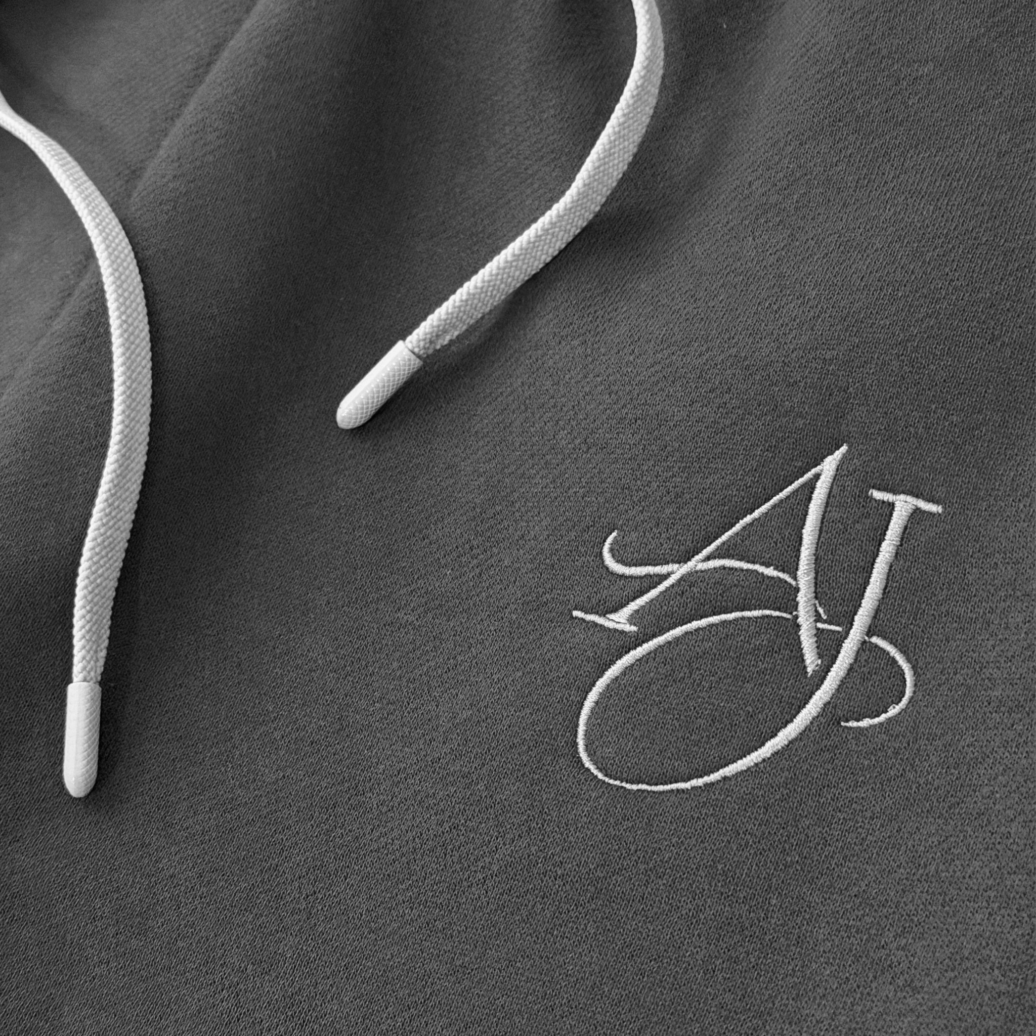 Charcoal Cotton Fleece Pants