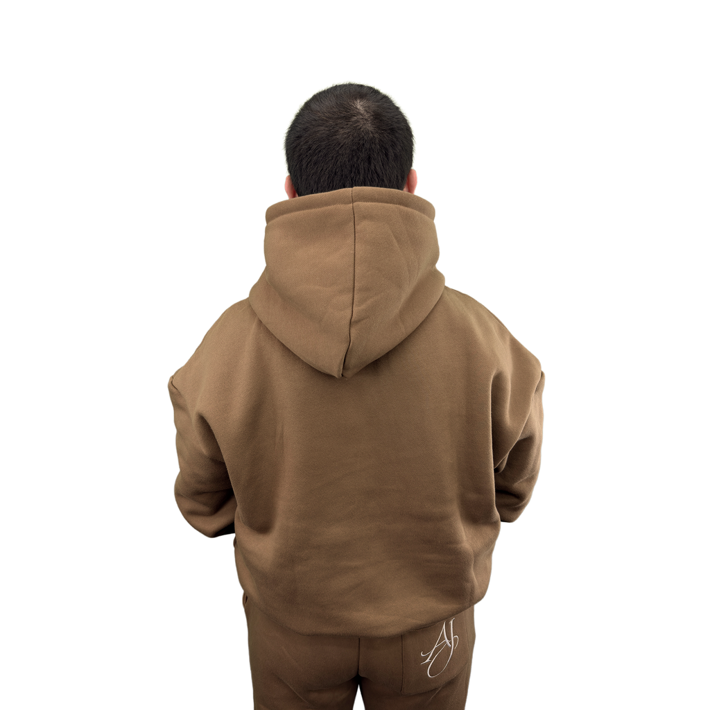 Espresso Cotton Fleece Hoodie
