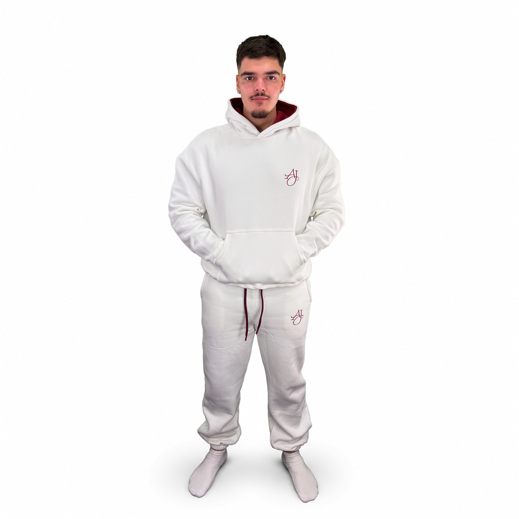 Signature White Cotton Fleece Set