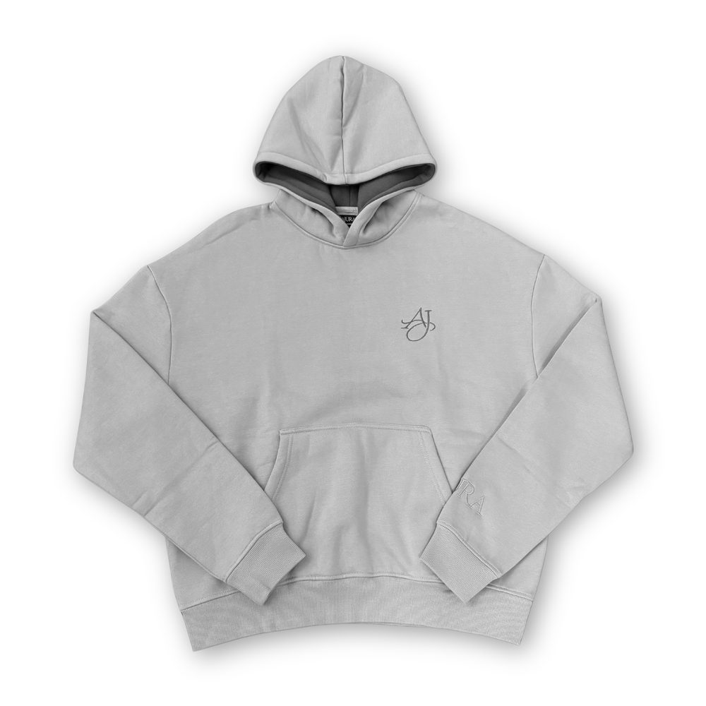Stone Cotton Fleece Hoodie