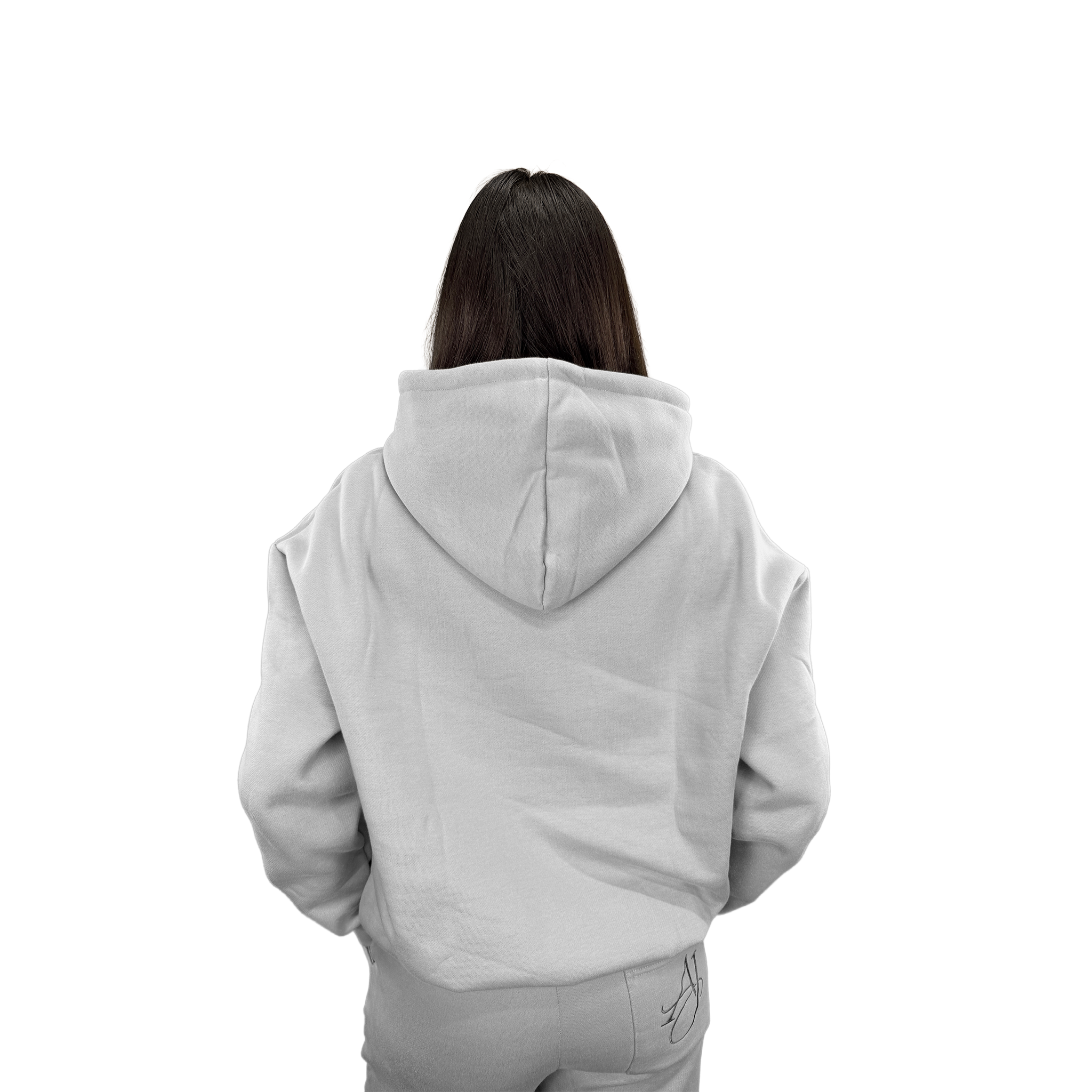 Stone Cotton Fleece Hoodie