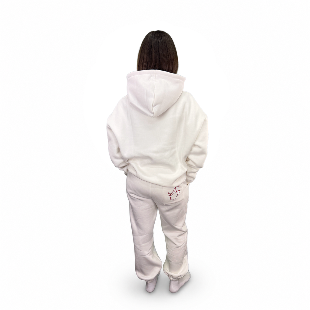 Signature White Cotton Fleece Set