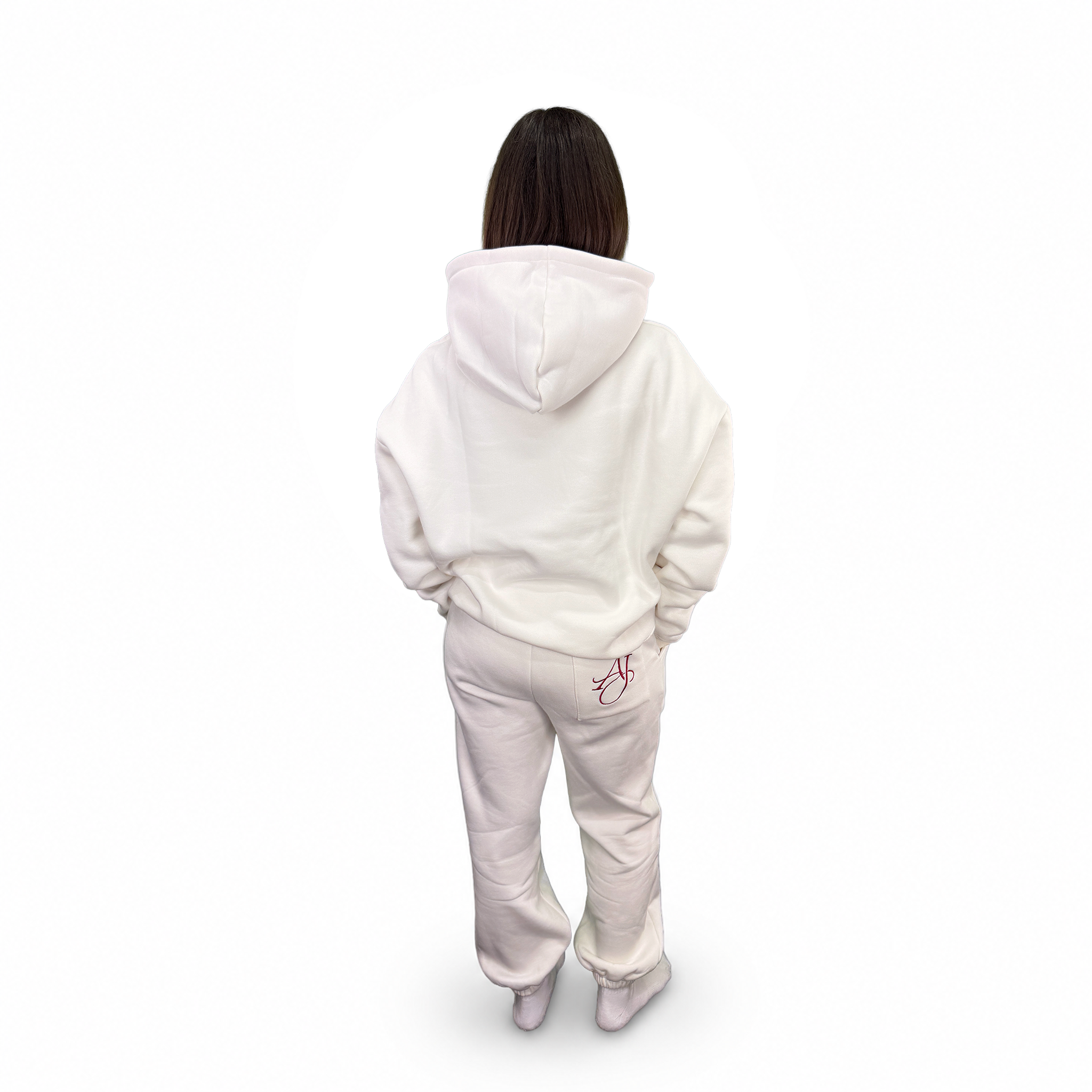 Signature White Cotton Fleece Set