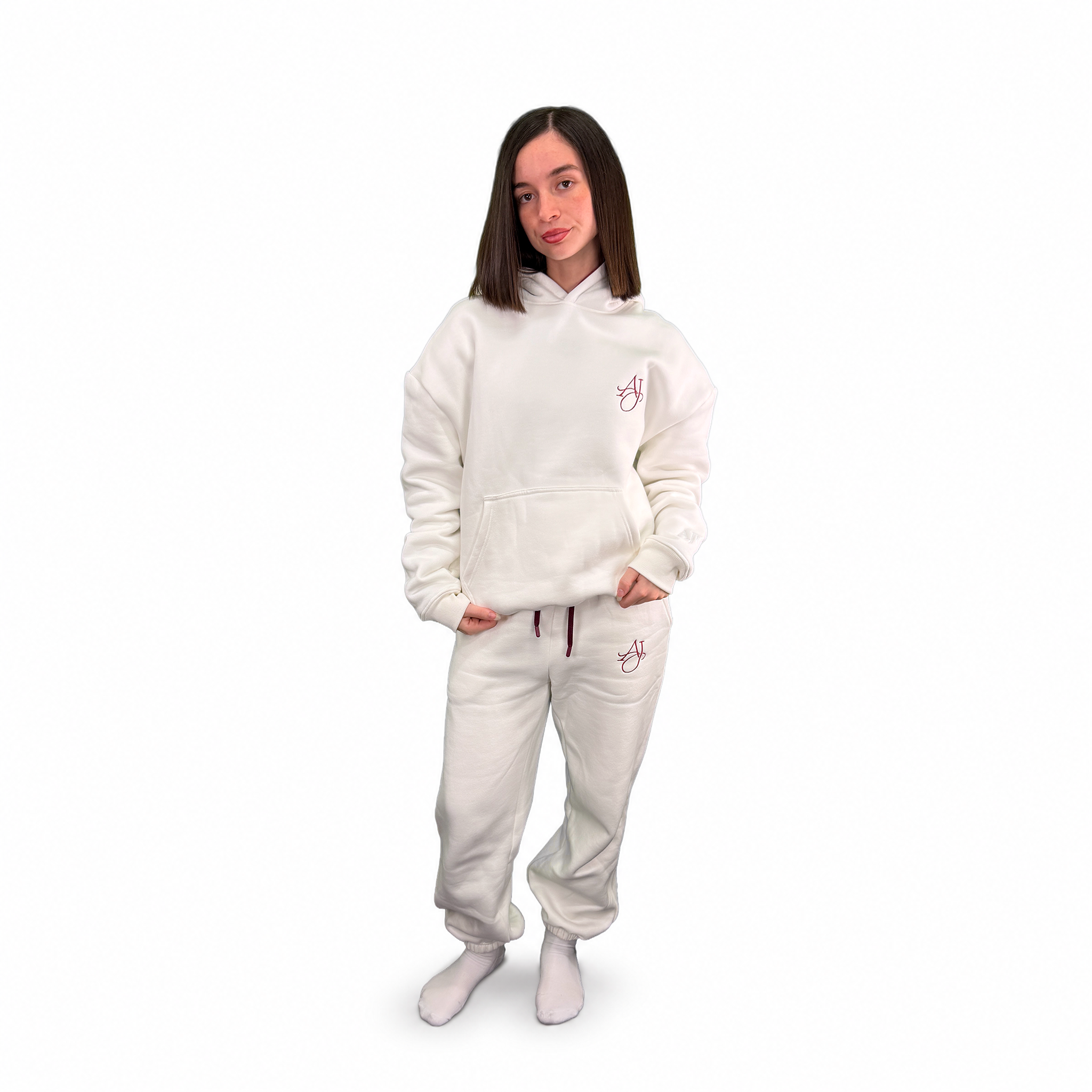 Signature White Cotton Fleece Set