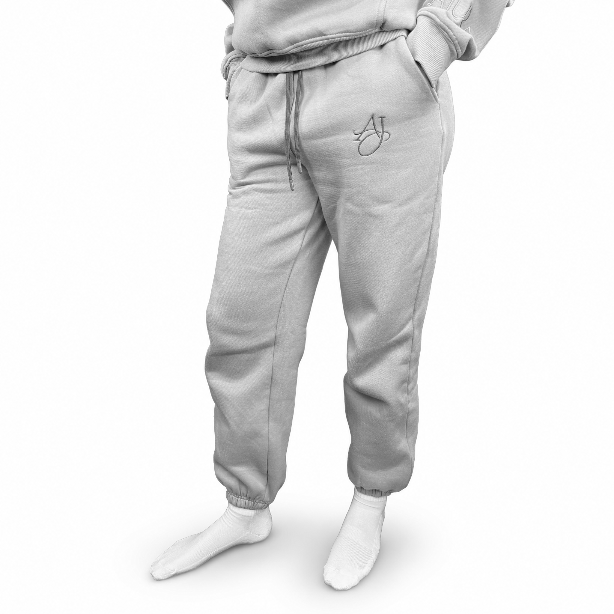 Stone Cotton Fleece Pants